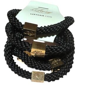 LUXY Hair Extensions: LUXY Gravity Defying Hair Ties in Black NWT
